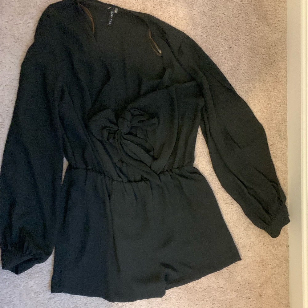 Black cocktail romper